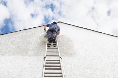 Peinture extérieure au Larderet — façades et ravalement